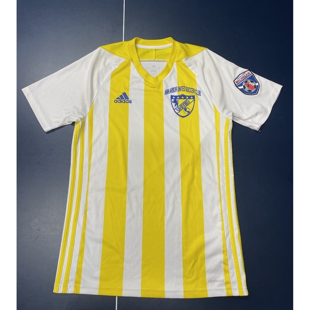 Y2K Adidas Soccer Jersey Ann Arbor United Size Small